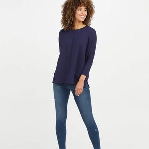 Spanx Perfect Length Top, Dolman 3/4 Sleeve Small